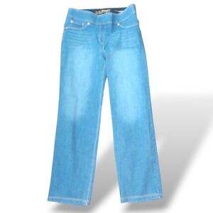 Peter Nygard Light Blue Strait Leg Jeans Size M Short